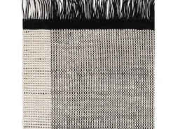 Online Alfombra tejida a mano, 100% lana - 200x290cm - , crema, blanco - Avalon Negro