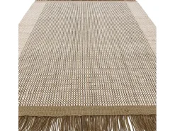 Best Alfombra tejida a mano, 100% lana - 160x230cm - , crema,blanco - Avalon Verde