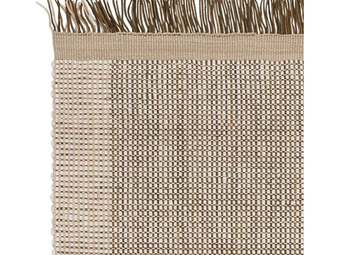 Best Alfombra tejida a mano, 100% lana - 160x230cm - , crema,blanco - Avalon Verde