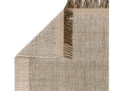 Alfombra tejida a mano, 100% lana - 120x170cm - , crema, blanco - Avalon Verde Outlet