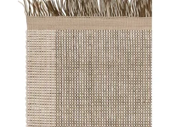 Alfombra tejida a mano, 100% lana - 120x170cm - , crema, blanco - Avalon Verde Outlet
