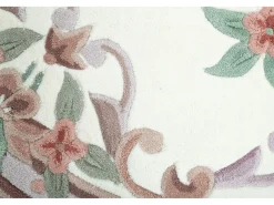 Discount Alfombra tejida a mano con borde en diseño Aubusson 120x170 cm Ming Beige