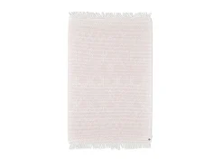 Alfombra De Salón-Alfombra tejida a mano con diseño étnico 65x135 cm Colored Macrame Rosa