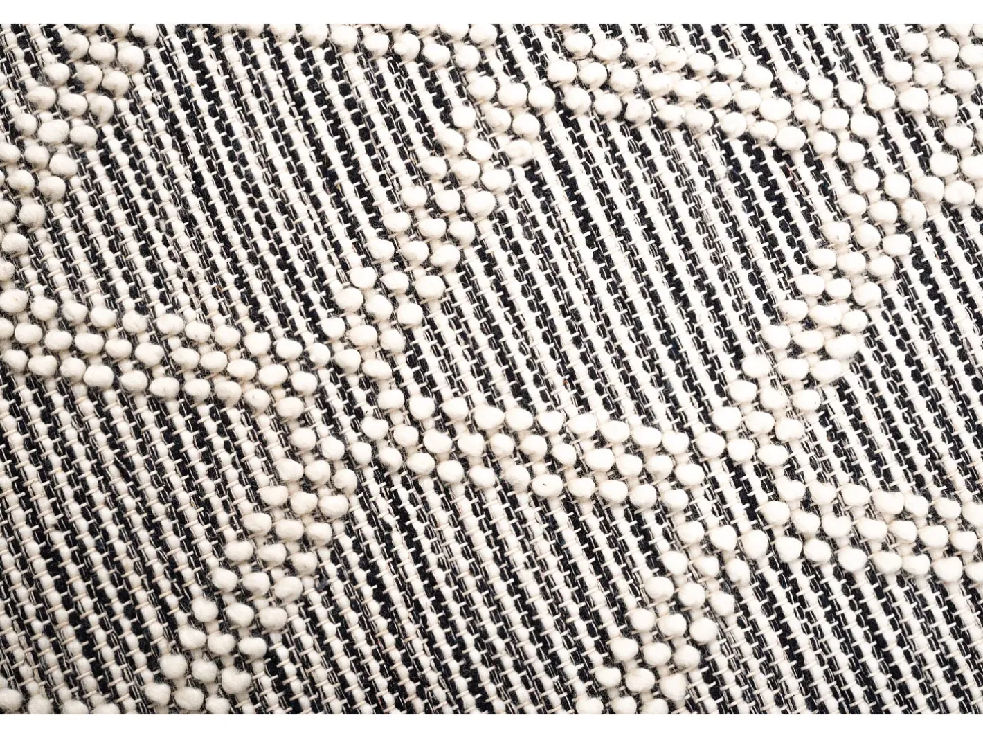 Alfombra De Salón-Alfombra tejida a mano con diseño étnico 65x135 cm Naturaleza Colored Macrame Color natural claro