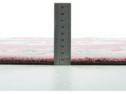 Alfombra tejida a mano con borde en diseño Aubusson 190x290 cm Ming Rosa Hot