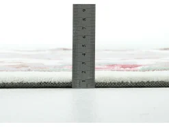 Alfombra tejida a mano con borde en diseño Aubusson 190x290 cm Ming Beige Hot