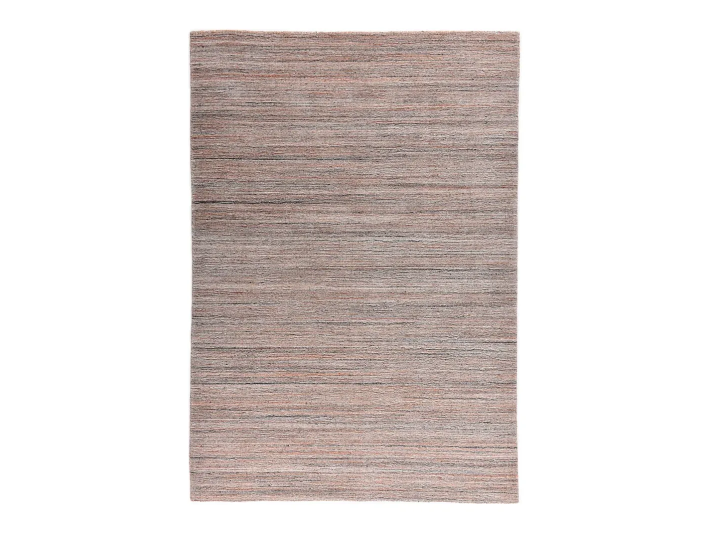 Alfombra tejida a mano de lana y viscosa 190x290 cm Sandiego Rosa Discount
