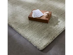 Alfombra tejida a mano de lana y viscosa 70x140 cm Sandiego Verde Clearance
