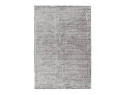 Alfombra De Salón-Alfombra tejida a mano de viscosa - 160x230cm - Plata - Blade Plateado