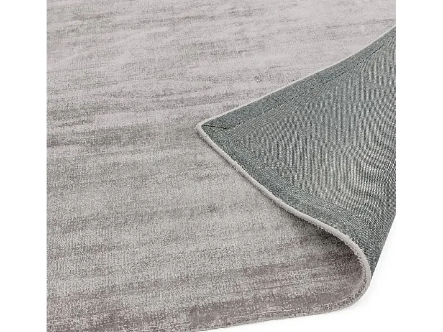 Alfombra De Salón-Alfombra tejida a mano de viscosa - 160x230cm - Plata - Blade Plateado