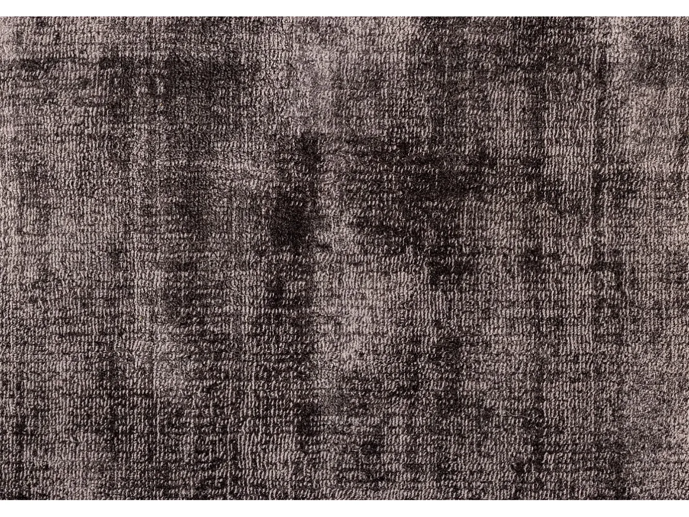 Alfombra De Salón|Alfombra Redonda-Alfombra tejida a mano de viscosa 190x190 cm Antracita Star Gris antracita