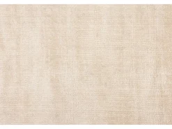 Hot Alfombra tejida a mano de viscosa 150x150 cm Star Crema