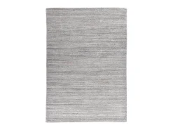 Best Alfombra tejida a mano de lana y viscosa 60x90 cm Sandiego Gris