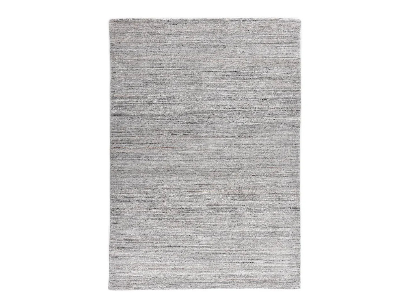 Best Alfombra tejida a mano de lana y viscosa 60x90 cm Sandiego Gris