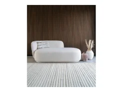 ebuy24 Ropa De Casa-Alfombra tejida de marfil 200 x 300 cm Blanco
