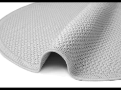 the carpet Alfombra De Exterior|Alfombra Redonda-Alfombra Toulouse Exterior, Uni, , 120 cm, redondo Gris