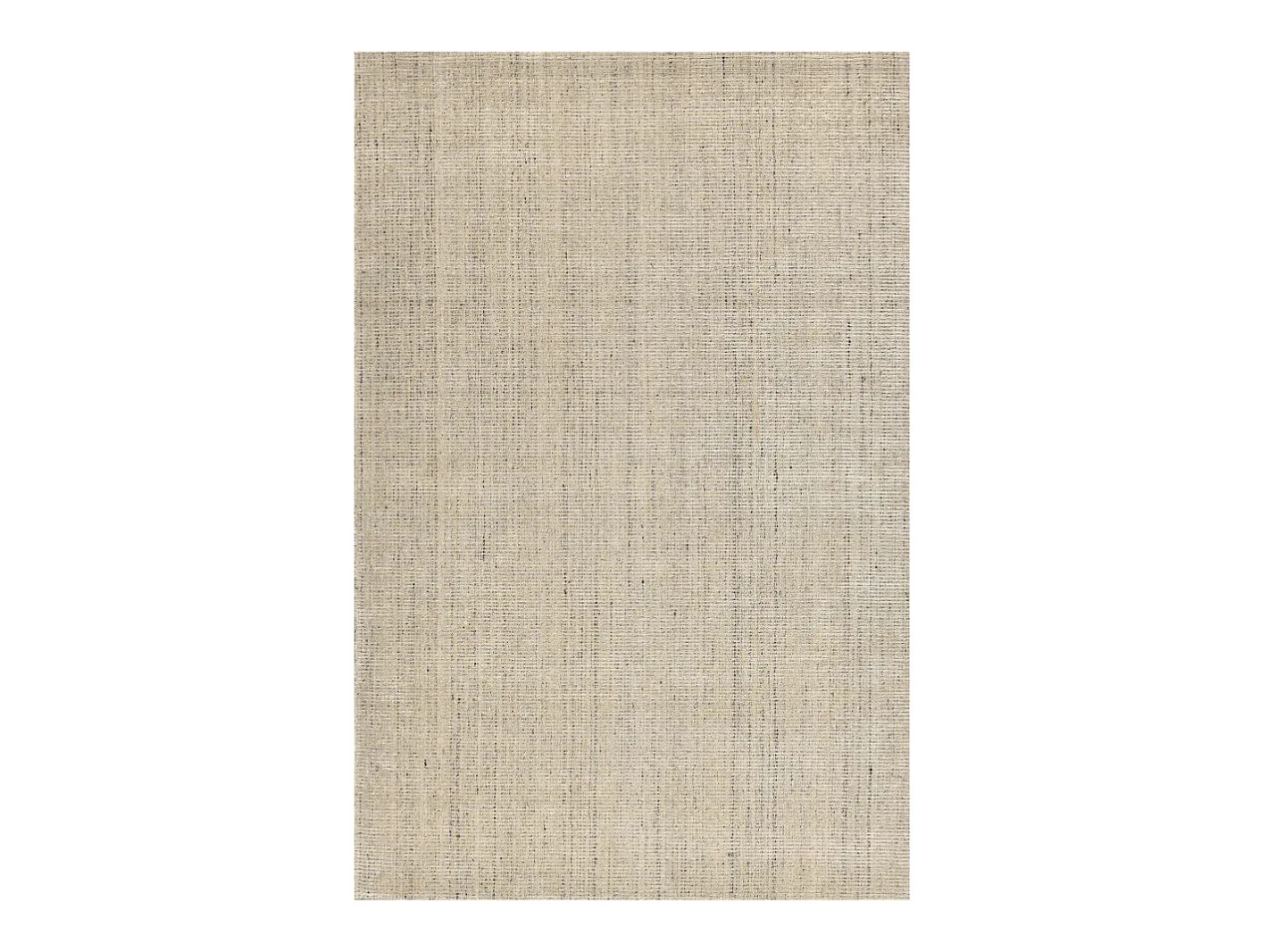 Alfombra De Salón-Alfombra UNI a rayas de viscosa y lana 70x140 cm Venus Beige