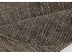 Alfombra UNI a rayas de viscosa y lana 150x150 cm Antracita Venus Gris antracita Sale
