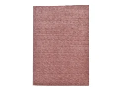 Alfombra De Salón-Alfombra UNI tejida a mano 250x350 cm Holi Rosa