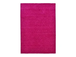 Alfombra De Salón-Alfombra UNI tejida a mano 190x250 cm Holi Rosa