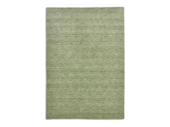 Alfombra De Salón-Alfombra UNI tejida a mano 140x200 cm Holi Verde claro