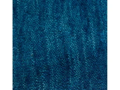 Alfombra De Salón-Alfombra UNI tejida a mano 70x140 cm Holi Azul