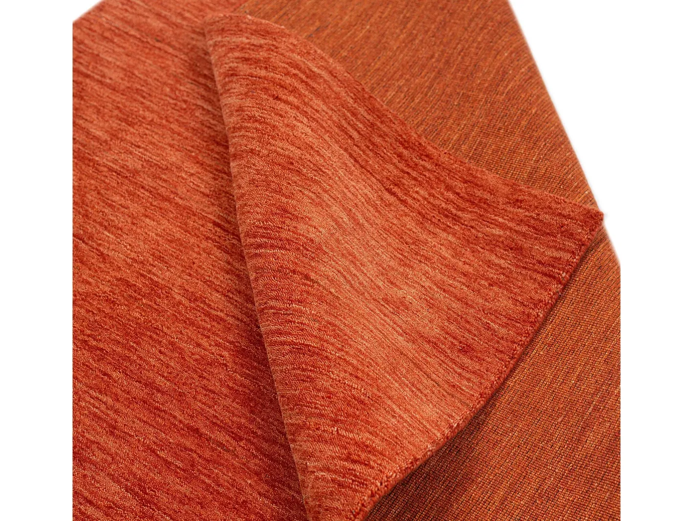 Alfombra De Salón-Alfombra UNI tejida a mano 170x240 cm Holi Terracota
