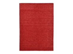 Alfombra De Salón-Alfombra UNI tejida a mano 250x350 cm Holi Rojo