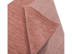 Alfombra De Salón-Alfombra UNI tejida a mano 170x240 cm Holi Rosa