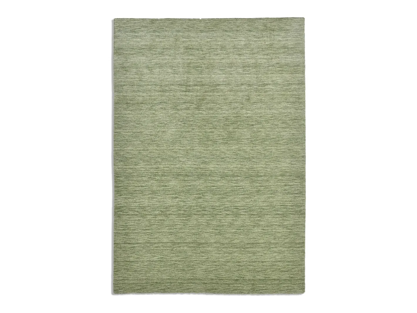 Clearance Alfombra UNI tejida a mano 60x90 cm Holi Verde claro