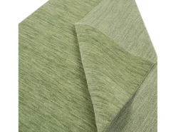Clearance Alfombra UNI tejida a mano 60x90 cm Holi Verde claro