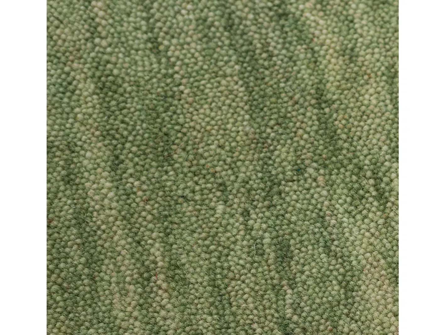 Clearance Alfombra UNI tejida a mano 60x90 cm Holi Verde claro
