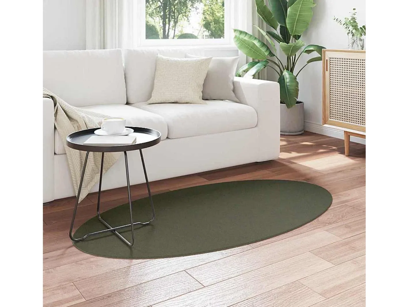 Alfombra De Cocina-Alfombra Bosque 80 x 150 cm Poliéster Verde
