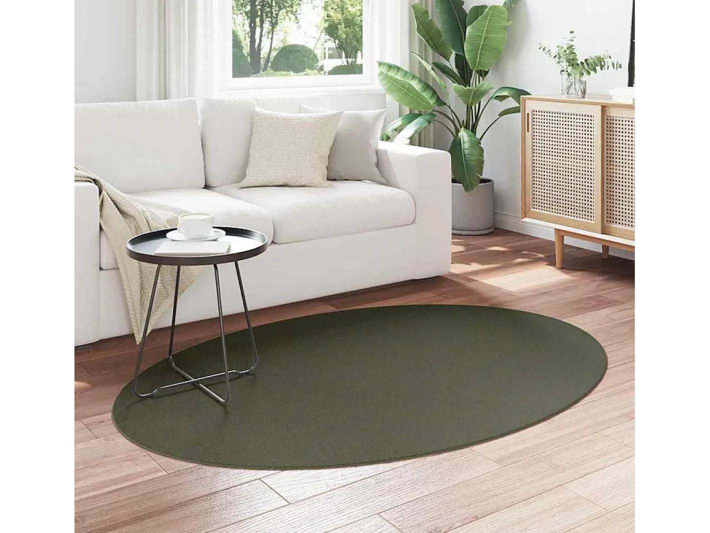 Alfombra Bosque 120 x 170 cm Poliéster Verde Hot
