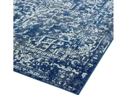 Discount Alfombra vintage - 200x290cm - marino, blanco - Nova Antique Azul