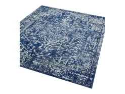 Discount Alfombra vintage - 200x290cm - marino, blanco - Nova Antique Azul