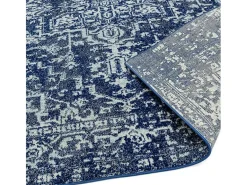 Discount Alfombra vintage - 200x290cm - marino, blanco - Nova Antique Azul