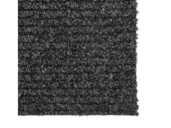 Alfombra De Cocina-Alfombra 100x500 cm Antracita Gris