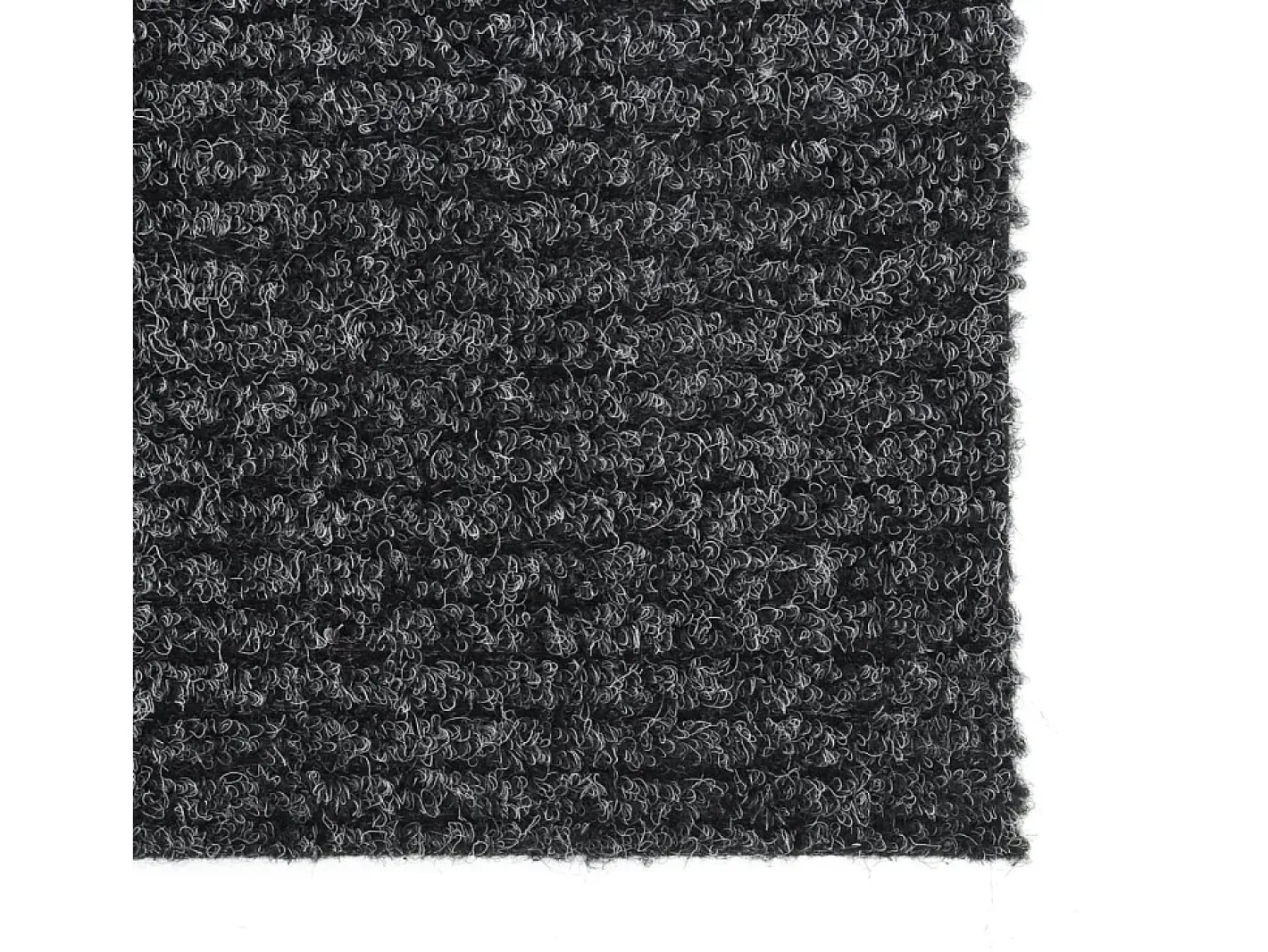 Alfombra De Cocina-Alfombra 100x500 cm Antracita Gris