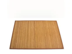 Alfombra 200x200 cm bambú marrón Marru00f3n