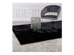 Best Meublorama Alfombra 170x120 cm, diseño H008N en color - Confort y elegancia para su interior Negro