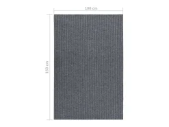 Alfombra 100x150 cm Gris