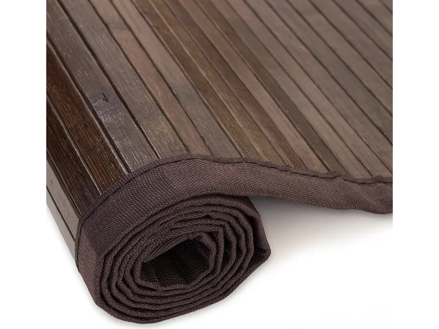 Alfombra De Salón-Alfombra 60x200 cm marrón Bambú Marru00f3n