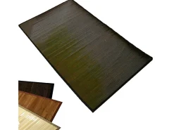 Alfombra 80x300 cm marrón oscuro Marru00f3n chocolate Outlet