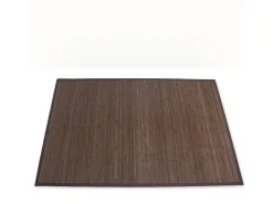 Alfombra 60x240 cm marrón oscuro Marru00f3n chocolate