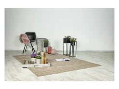 Meublorama Alfombra 150x80cm, diseño C203A color natural - Confort y elegancia para su interior. Beige Hot
