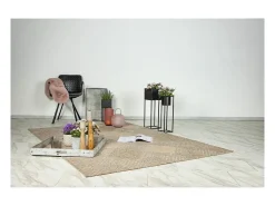 Meublorama Alfombra 150x80cm, diseño C403A color natural - Confort y elegancia para su interior Beige Best
