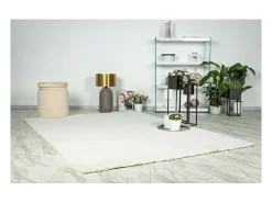 Meublorama Alfombra De Salón|Alfombra Infantil-Alfombra 290x200cm, diseño D005M color - Confort y elegancia para su interior Marfil
