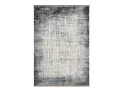 Meublorama Alfombra 150x80cm, diseño E109E color plata - Confort y elegancia para su interior. Gris Hot