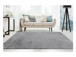 Meublorama Alfombra 110x60cm, diseño E005N color - Confort y elegancia para su interior. Gris